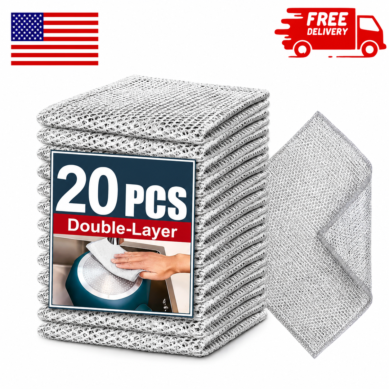Steel Wipes™ Double Layer Steel Wire Cloth