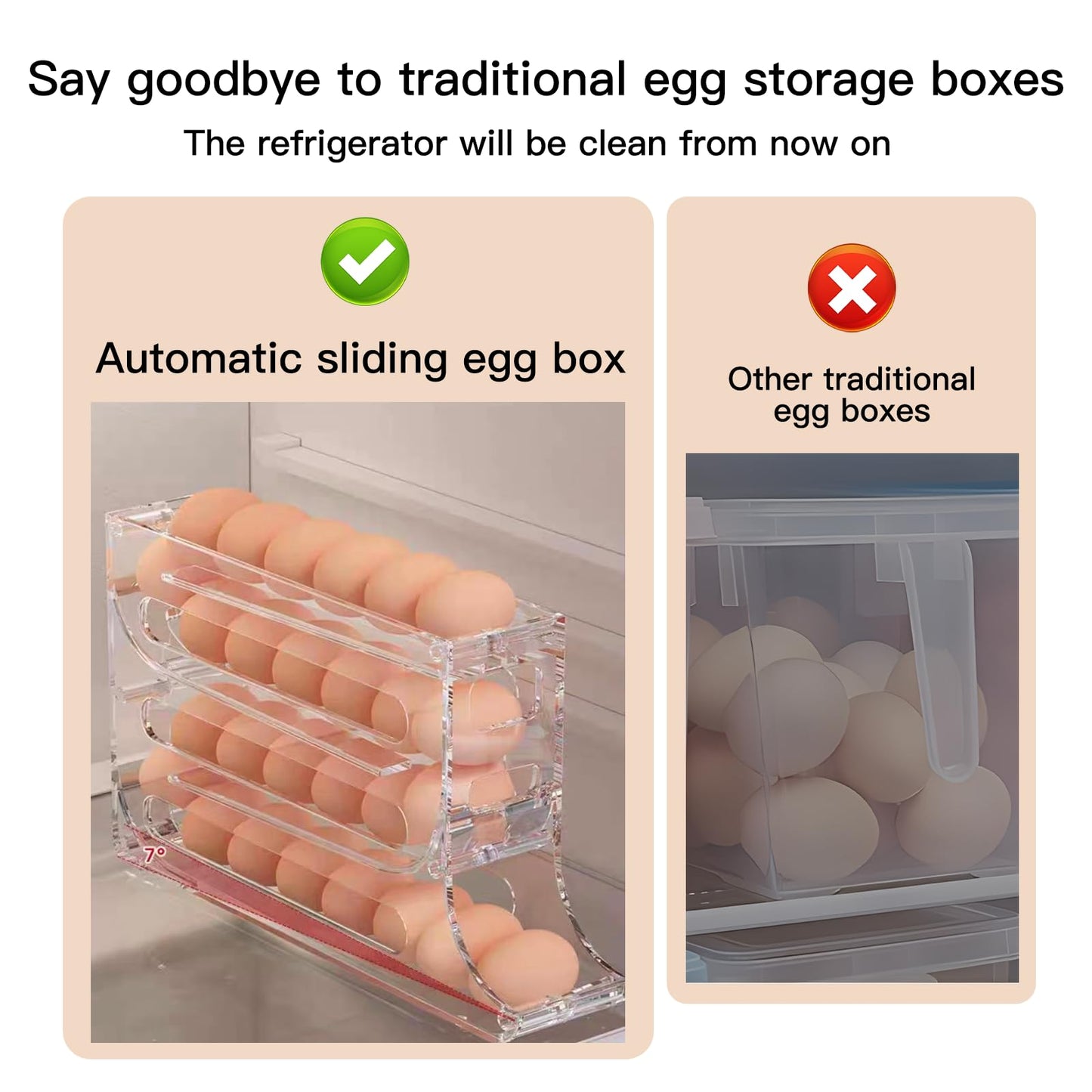 Automatic Rolling Egg Storage